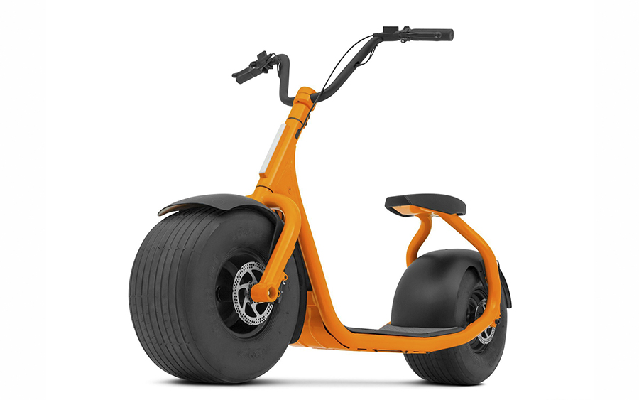 Evikonic-le-pontet-trottinette-electrique-BOB-Bikes-cadre-orange